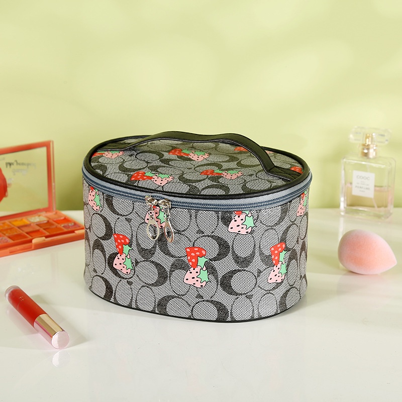 Túi Đựng Mỹ Phẩm Cỡ Lớn In Họa Tiết Thời Trang Tiện Dụng Mang Theo Du Lịch