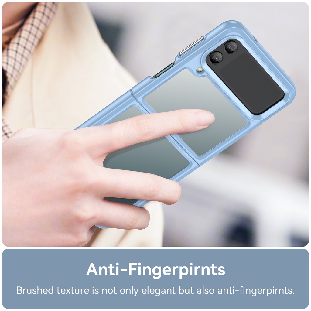 Ốp Điện Thoại Acrylic Cứng Bảo Vệ Chống Rơi Cho Samsung Galaxy Z Flip 4 5G Flip4 Zflip4 Samsung Flip4