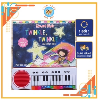 (đồ chơi nhạc cụ) Đàn piano cho bé 06 tháng tuổi trở lên, 14 phím có hướng dẫn (loại: TWINKLE, TWINKLE).