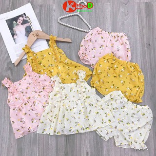 Bộ đũi tơ 2 dây bản to cho bé gái