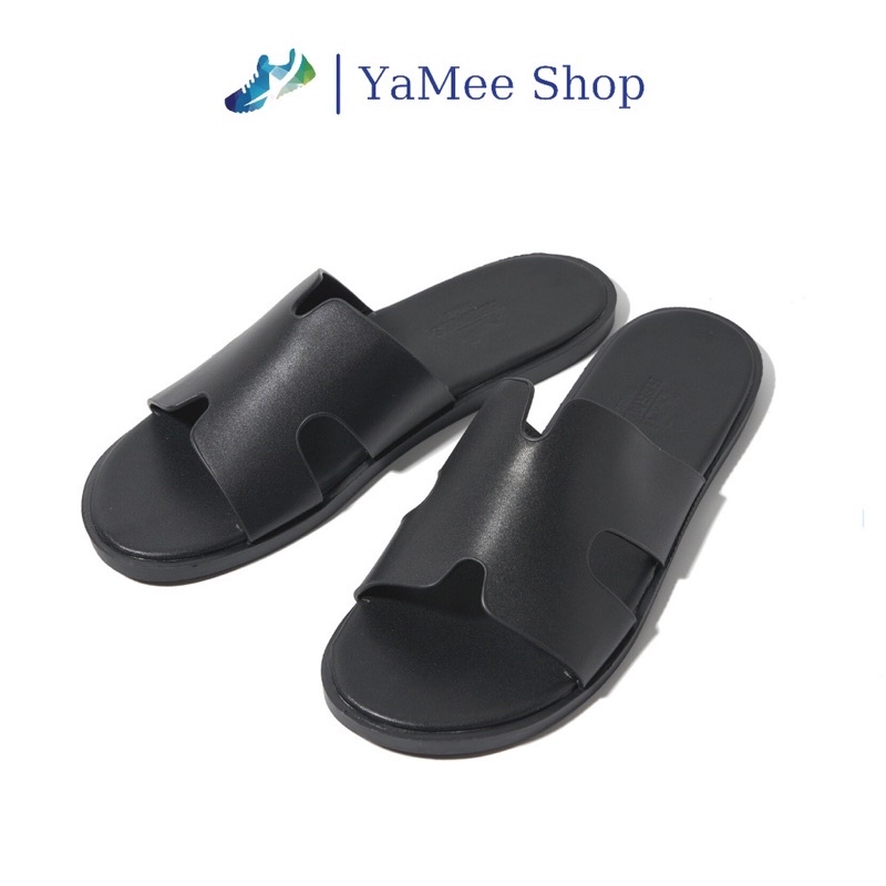 Dép quai ngang nam đế kếp siêu bền, quai da cao cấp