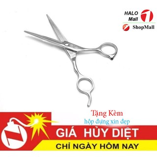 Kéo cắt tóc đức jaguar tặng hộp đựng kéo xịn