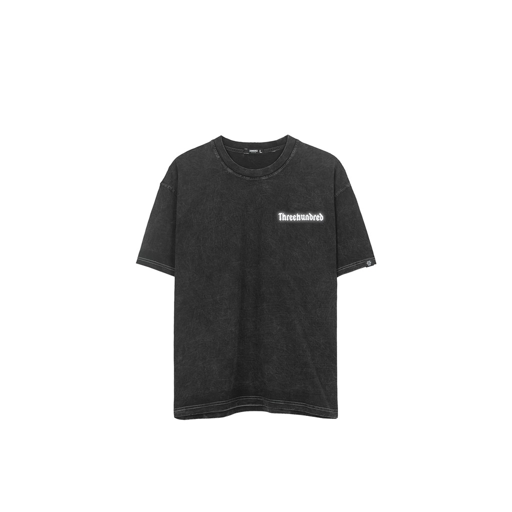 Áo Thun Washed Logo Three Hundred Phản Quang