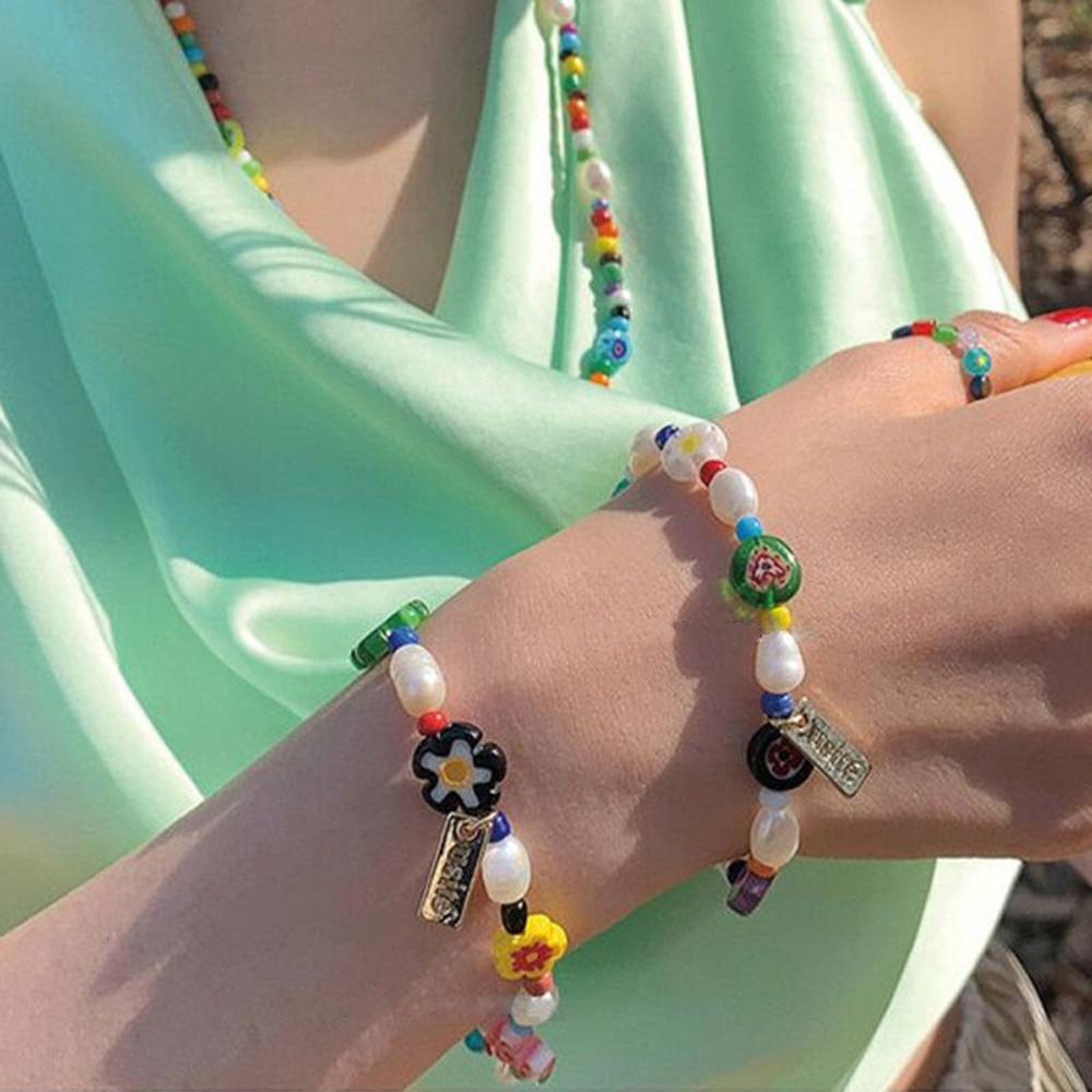 Dây Chuyền Co Giãn Mặt Hình Hoa Ngọt Ngào Thời Trang Cho Nữ