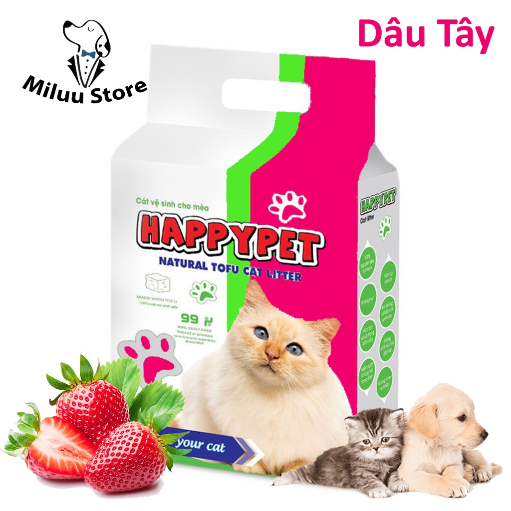 Cát đậu nành hữu cơ TOFU 6L - Cát vệ sinh cho mèo - Nhiều mùi hương lựa chọn