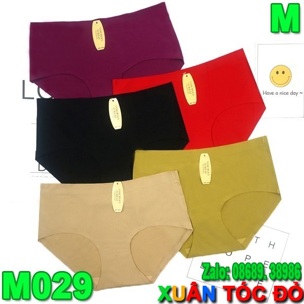 SỈ RẺ HƠN 20-40%_ Quần Lót Đúc Thông Hơi 10 Màu Không Đường May Loại Xịn M029