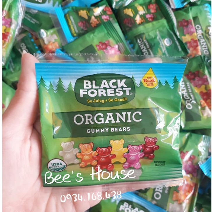Kẹo Dẻo Gấu Black Forest Organic