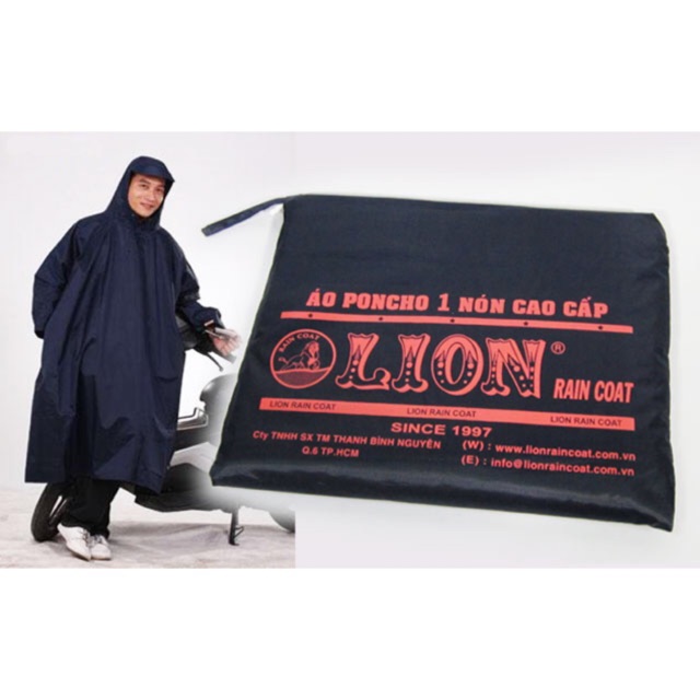 Áo mưa cánh dơi Lion 1m2 - 1m4