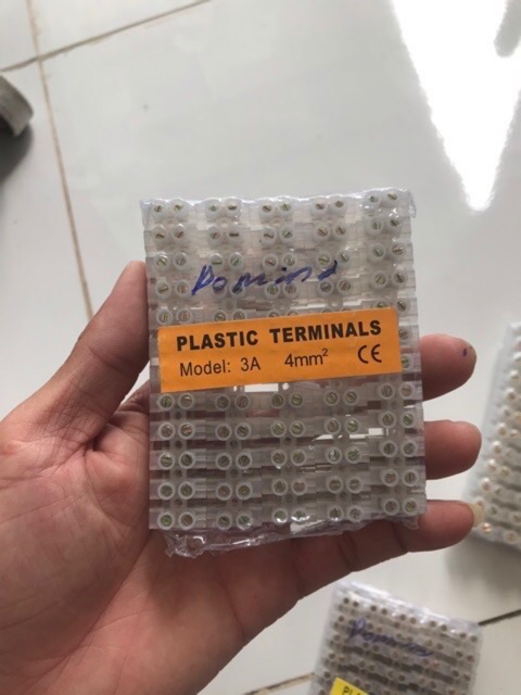 Domino nối dây điện 3A , 5A , 6A , 10A, 15A