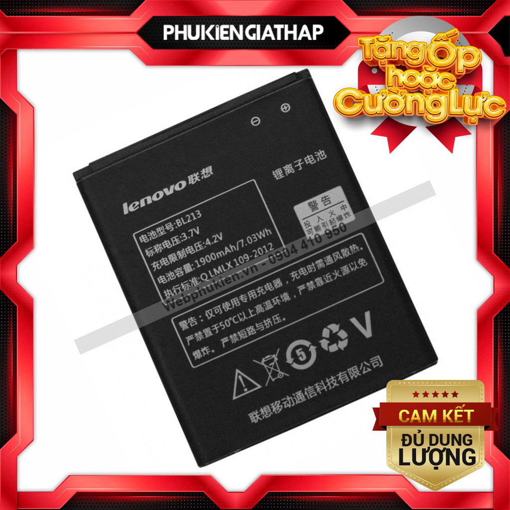 Pin Lenovo MA388, MA388A (BL213) - 1900mAh