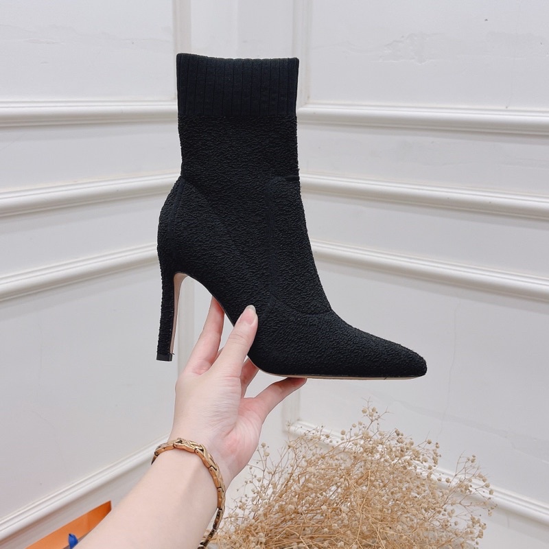 Bốt lên sần gót mảnh bigtree dáng cao