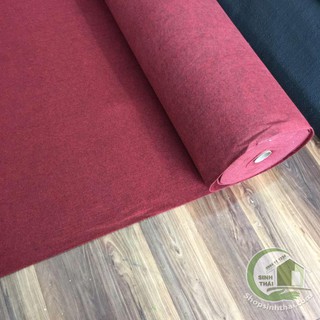 Thảm nỉ trải sàn màu đỏ đô 1m²