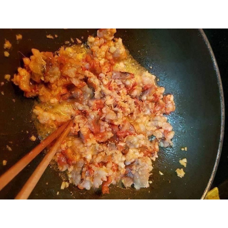 [HỎA TỐC SG] Thịt đầu tôm sú gạch bổ dưỡng nấu canh cháy tỏi rim mắm 500g