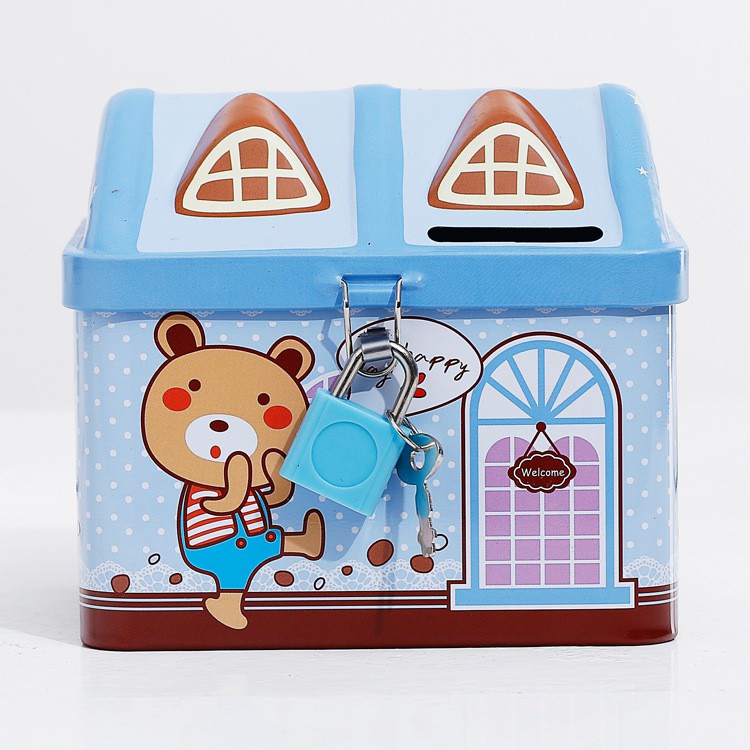 MVP2715 Két sắt mini tiết kiệm hình ngôi nhà