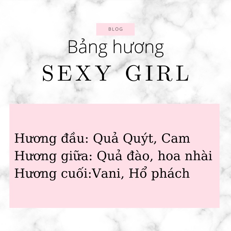 Tinh dầu nước hoa Sexy Girl 10ml
