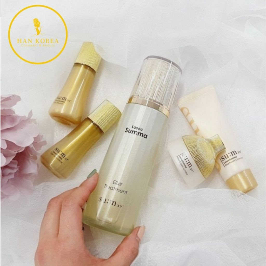 Combo 30 gói tinh chất khởi nguồn trắng da, mờ nám, tàn nhang SU:M37 LOSEC SUMMA 1ml HÂN KOREA