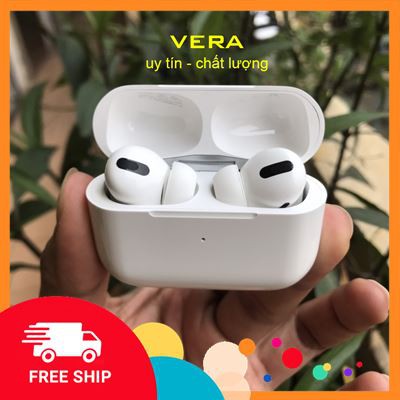 Tai nghe Airpods Pro  [ FREE SHIP ] Tai nghe bluetooth , đổi tên , định vị , pin trâu, sạc không dây - Bảo hành 12 tháng