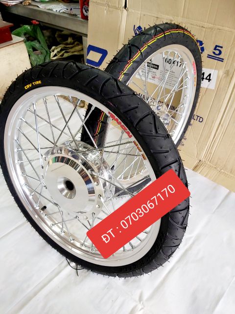 CẶP BÁNH CĂM VARIO CLICK THÁI , NIỀN BAN ZAI  ,GẮN XE VISON, AB, LUBIAT,  NOVO4