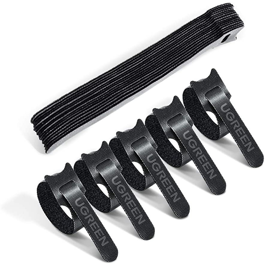 Dây dán tiện lợi Velcro làm gọn sạc, tai nghe, cáp máy tính dài 14cm và 18cm UGREEN 50370 20245