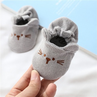 Giày Vải Cotton Đế Mềm Cho Bé Gái Sơ Sinh Từ 0-18 Tháng Tuổi