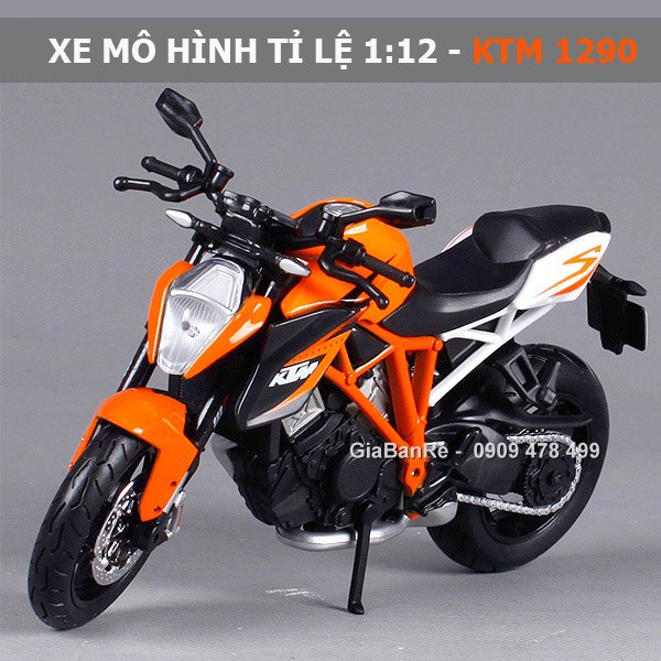 Xe Mô Hình Ktm 1290 Super Duke Orange Tỉ Lệ 1:12 - Maisto - 8704