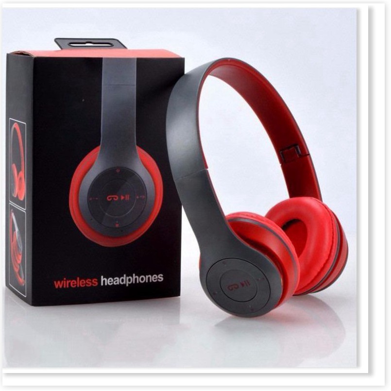 (Giá hủy diệt) TAI NGHE BLUETOOTH P47 CHỤP TAI CÓ KHE CẮM THẺ NHỚ | BigBuy360 - bigbuy360.vn