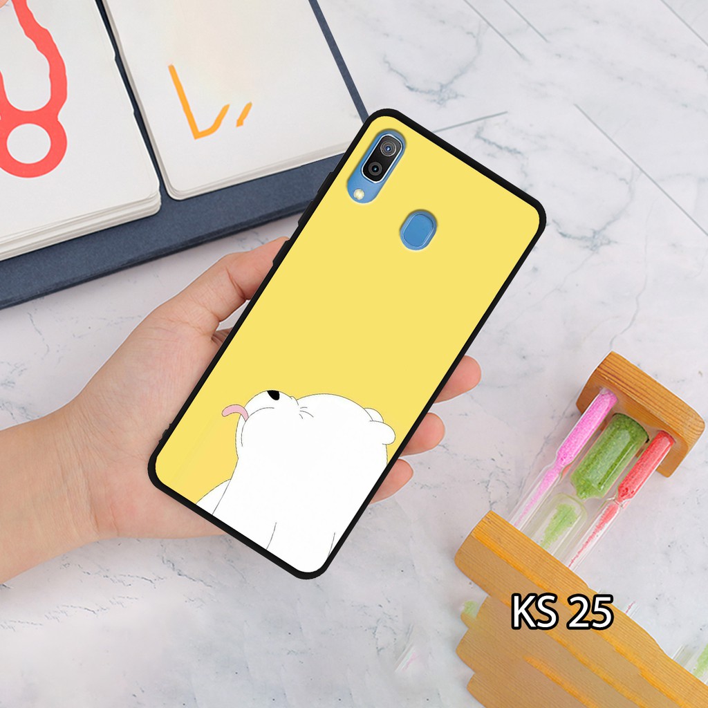 Ốp lưng SamSung A10/A20/A30/A40 in hình Gấu Bear siêu đáng yêu, độc, lạ_KINGSTORE.HN_Ốp SS A10/A20/A30/A40