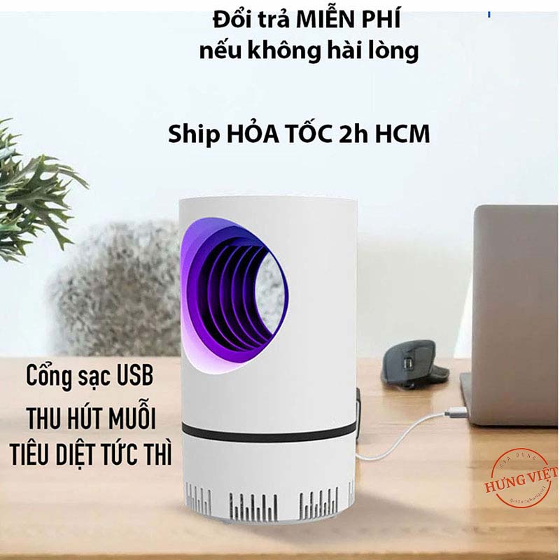 Đèn bắt muỗi, máy thu hút và diệt côn trùng thông minh, an toàn cho trẻ nhỏ, hiệu quả gấp 3 lần phương pháp thông thường