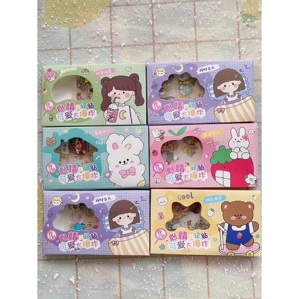 Hộp sticker nhiều tấm
