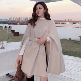 (SẴN) Áo khoác dạ cánh rơi