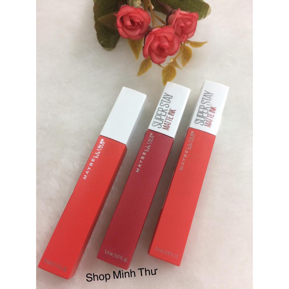 Son Kem Lì Lâu Trôi Maybelline Super Stay Matte Ink USA