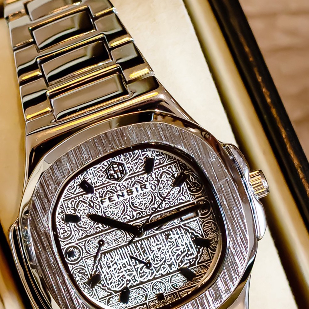 Đồng hồ nam chính hãng đẹp dây thép cao cấp mặt vuông thời trang họa tiết cổ điển chống nước Rozida'1 DH16 | BigBuy360 - bigbuy360.vn