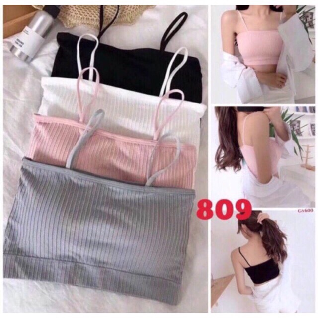Áo bra quây có dây gân tăm 809