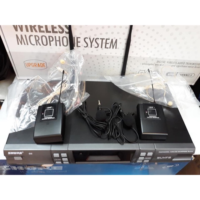 Micro Shure G8i - 2mi cài áo + 2mi quàng đầu
