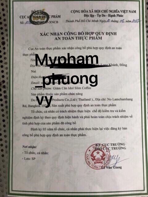 CÀ FE GIẢM CÂN IDOL SIML CHUẨN MẨU CỦ ( loại xịn) | BigBuy360 - bigbuy360.vn