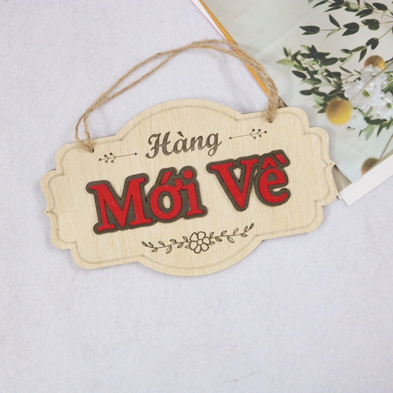 Bảng gỗ decor hàng mới về