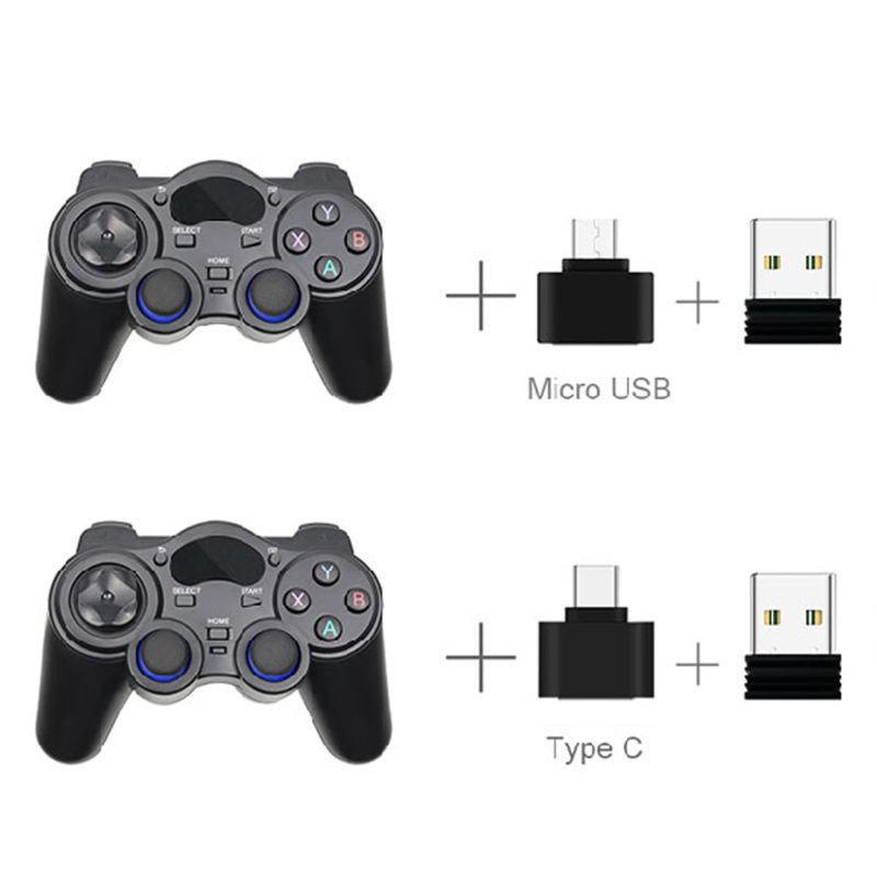Tay cầm chơi game không dây 2.4G cho An-droid TV Box PC PS3