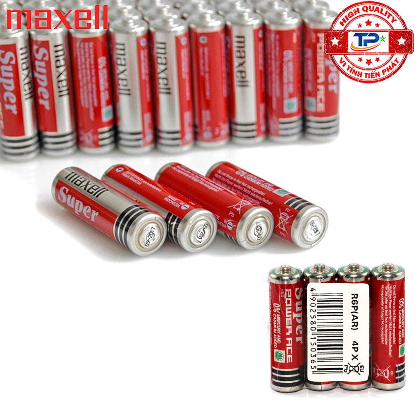 Bộ 20 viên Pin Tiểu AA (2A) Maxell Super Power Ace 1.5V (10 cặp pin)