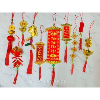 Bộ 10 dây treo trang trí cây mai đào Tết 2020