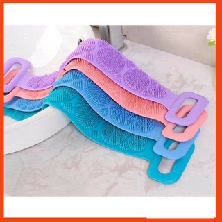 Đai tắm kì cọ lưng silicon , kì lưng , cọ lưng
