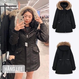 Áo parka zar.a lót lông xuất xịn