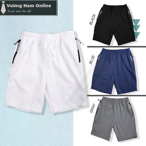 Quần đùi nam thể thao chất thun poly co giãn 4 chiều ་
