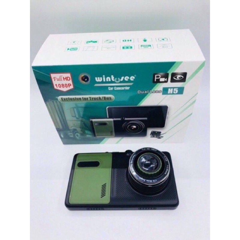 [COMBO] Camera hành trình xe tải Wintosee H5-Không GPS-Dây cam sau 15m | BigBuy360 - bigbuy360.vn