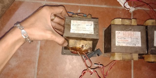 Biến áp lò vi sóng sống 2 cuộn.thay lò vi sóng
