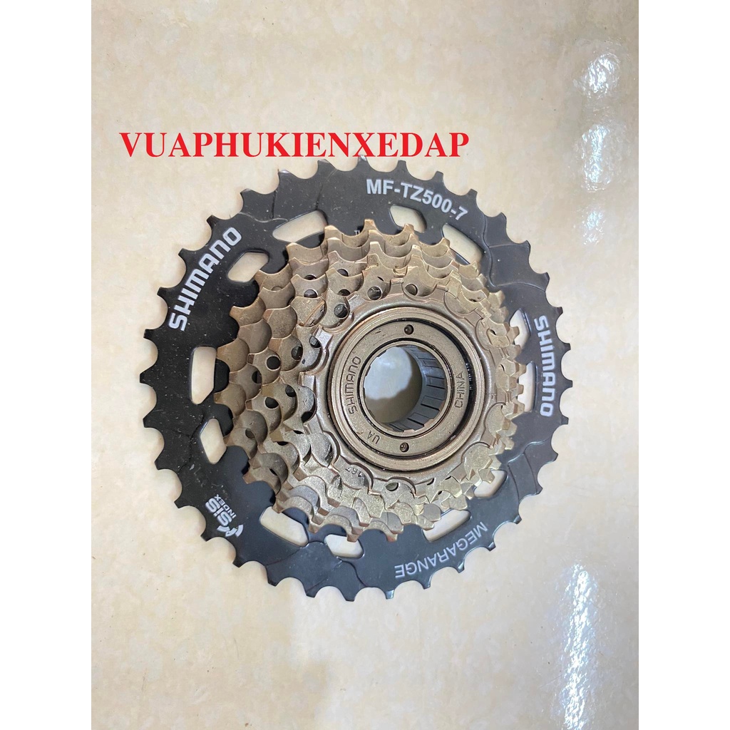 Líp vặn 7 tầng Shimano TZ500 14-34T chuyên dụng cho MTB