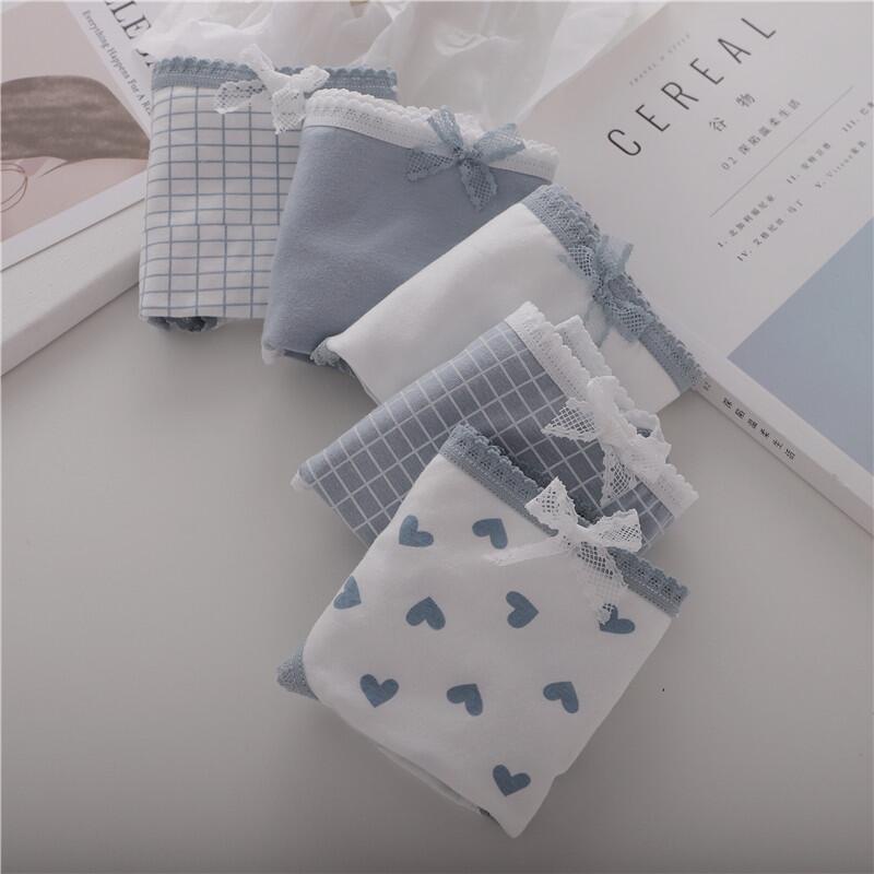 Quần Lót Cotton Lưng Vừa Thoáng Khí Thời Trang Cho Nữ