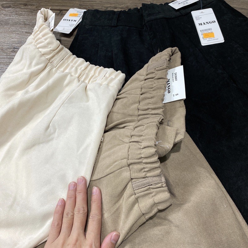 [Ms147] Quần nhung mịn ống rộng- quần nhung suông mịn | BigBuy360 - bigbuy360.vn