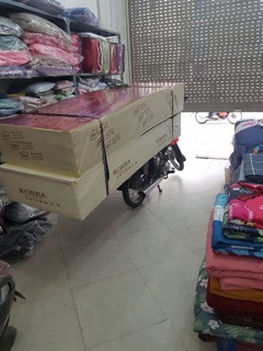 Đệm xốp ép cứng PE 1m6*2m dày 9 phân