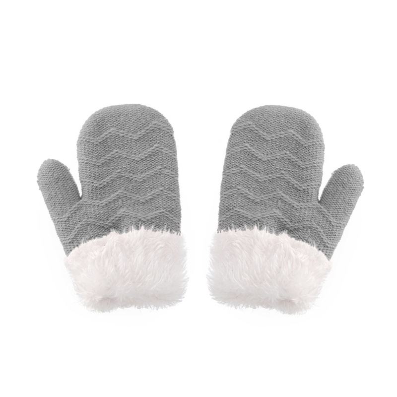 1 Đôi Găng Tay Len Đan Giữ Ấm Mùa Đông Cho Bé