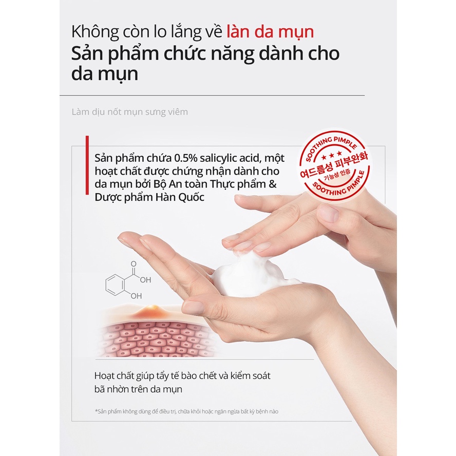 Sữa Rửa Mặt B.O.M Tạo Bọt Ngăn Ngừa Mụn 150ml | Hasaki | Sản phẩm chính hãng